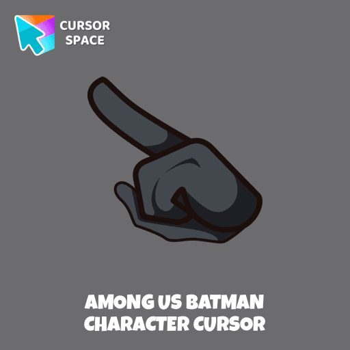 Among Us Batman Character cursor arrow cursor