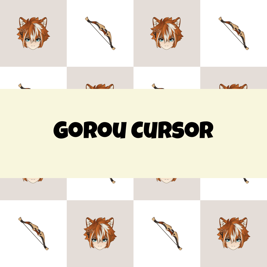 Preview Gorou cursor custom cursor pack